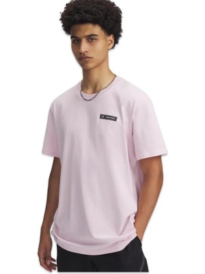 Under Armour 1382831 Ua Hw Armour Label Ss Pembe Erkek T-Shirt