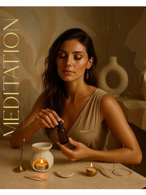 Empressco Meditation Buhurdanlık Yağı | Meditatif Bitki Esanslı Uçucu Yağ Kokusu 10 ml Rahatlatıcı