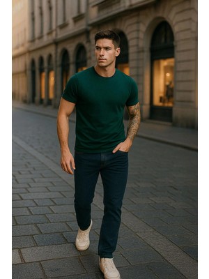 Banny Jeans Erkek Likralı Regular Fit Haki Jean Pantolon