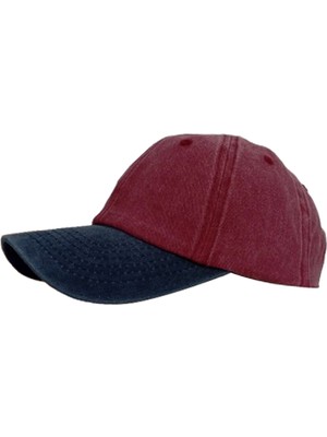 Winners Iki Renkli Taşlanmış Eskitme Kombin Ithal Erkek Kadın Snapback Şapka
