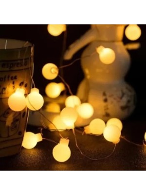 Mey Ithalat® 5m 28 LED Gün Işığı Şeffaf Kablo Fişli Eklemeli