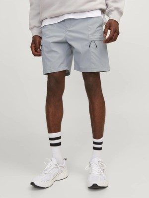 Jack & Jones Jack Jones Jpstjaıden Jjknıght Cargo Short Erkek Gri Şort 12258919-05