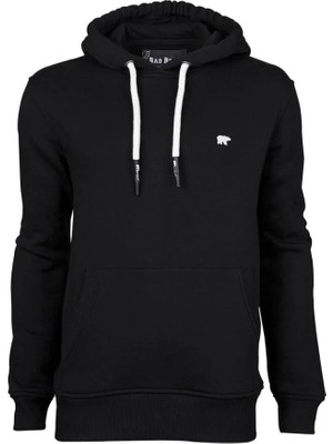 Bad Bear Simple Hoodie Sweatshirt Siyah