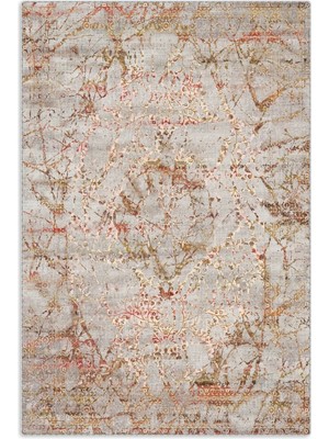 Pastel Home Kaşmir Doku Yumuşak Kaymaz Pamuk Taban Oturma Odası Salon Mutfak Koridor Bronz Turuncu Halı Kilim