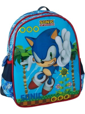 Sonic Wiggle  The Hedgehog Küçük Boy Anaokulu Çocuk Sırt Çantası