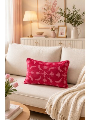 Dekomod 1 Adet Dijital Baskılı Dekoratif Çift Taraflı Renkli Desen Kırlent Yastık Kılıfı 30X50 cm