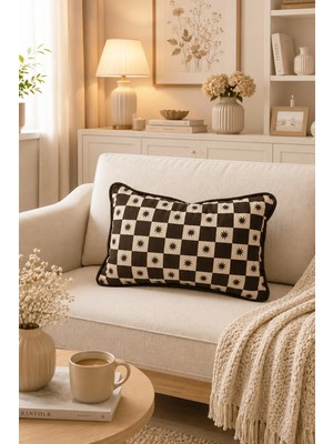 Dekomod 1 Adet Dijital Baskılı Dekoratif Çift Taraflı Renkli Desen Kırlent Yastık Kılıfı 30X50 cm