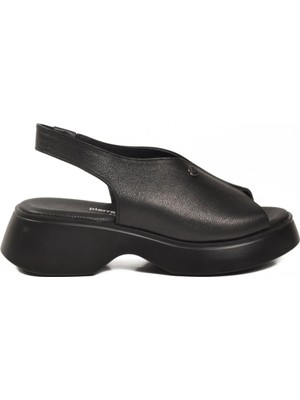Pierre Cardin PC-7390 Z Siyah Kadın Sandalet