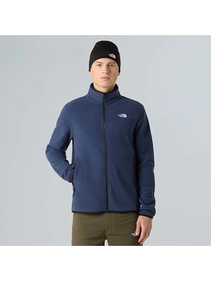 The North Face Glacier Fleece Erkek Lacivert Dik Yaka Ceket