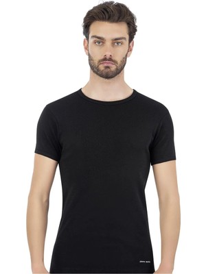 Pierre Cardin Erkek %100 Pamuk Ribana O Yaka Fanila