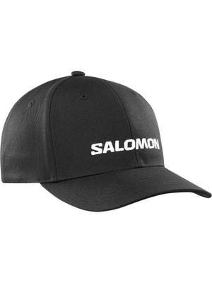 Salomon Logo Siyah Şapka