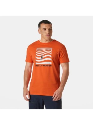 Helly Hansen Shoreline 3.0 Erkek Turuncu T-Shirt HHA.54601