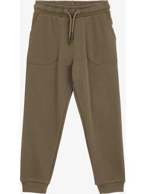 Jeep Haki Erkek Çocuk Düz Sweatpant J5SB-EA7857