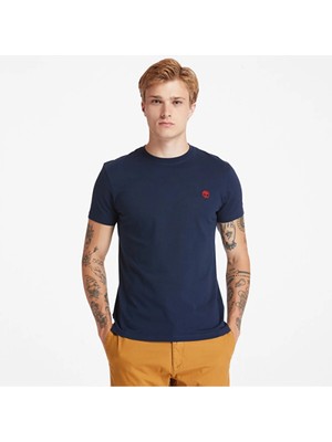 Timberland Short Sleeve Tee Erkek Lacivert Tshirt TB0A2BPR4331