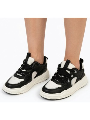 Pico Kids Jacop Siyah Beyaz Erkek Çocuk Spor Ayakkabı