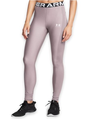 Under Armour 1388693 Heatgear Rib Legging Tayt Gri Kadın Tayt