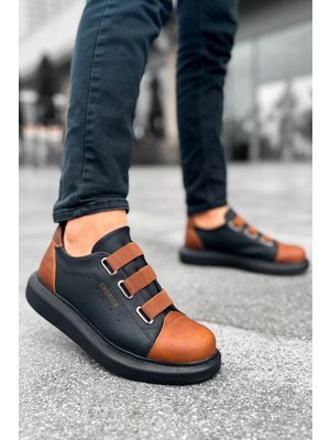 Chekich CH253 Cst Mirror Non Man Sneakers Sıyah/taba