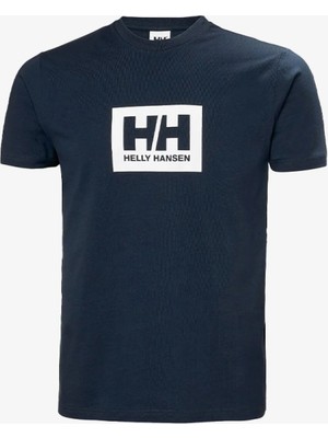 Helly Hansen Hh Box T-Shırt 2.0 Erkek Lacivert Tshirt HHA.54597-HHA.597