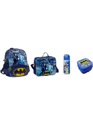Batman Anaokulu Çantası Seti (4 Parça)