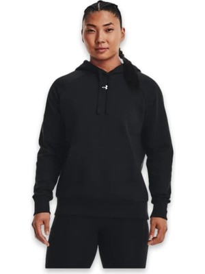 Under Armour 1379500 Ua Rival Fleece Hoodie Sweat Siyah Kadın Sweatshirt