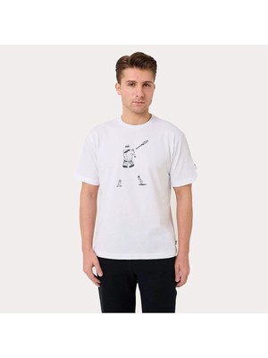Fila Erkek T-Shirt Tennis Player Graphic TU411111
