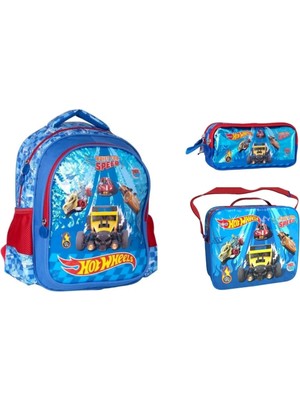 Hot Wheels Okul Çantası Seti ( 3 Parça)
