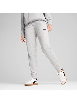 Puma Essentials No.1 Logo Kadın Gri Eşofman Altı