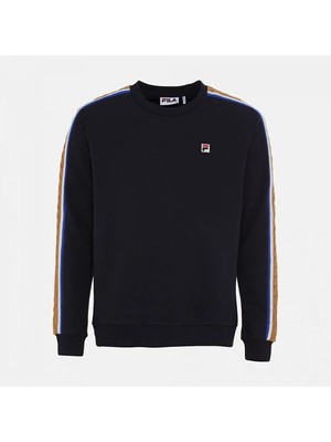 Fila Erkek Bisiklet Yaka Sweatshirt Braid Detail TM411156