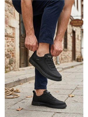 Pepita E386 Rahat Hafif Keten Özel Tasarım Spor Sneaker Erkek Ayakkabı