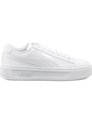 Puma Smash Platform V3 Beyaz Kadın Spor Ayakkabı 39075801 Beyaz