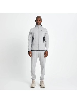 Ellesse Erkek Sweatshirt Fermuarlı Kapüşonlu Gri