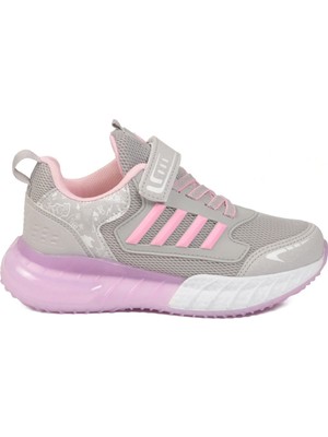 Walkway Buz Pembe Cırtlı Fileli Hafif Kız Çocuk Spor Ayakkabı 748 F