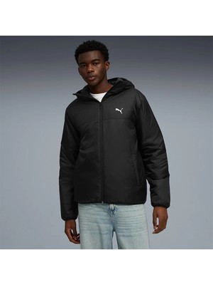 Puma Essentials Ligth Padded Erkek Siyah Kapüşonlu Mont