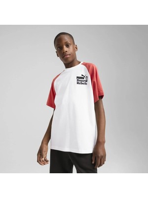 Puma Mid 90S Graphic Iı Çocuk Yuvarlak Yaka Tişört