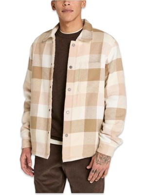 Timberland TB0A44KB High Pile Lined Over Jacket Sarı Erkek Mont