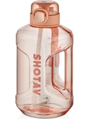 Shotay Barrel Su Matarası Tritan Somon 2200ML