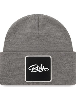BlackBörk Boss Logolu Gri Bere