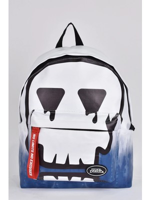 No Fear Unisex Çok Gözlü Günlük Seyahat Okul Sırt Çantası 03566