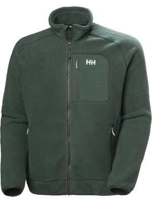 Helly Hansen Panorama Pile Block Jacket Erkek Yeşil Polar HHA.49460.HHA.390