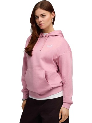 Puma Ess Small No. 1 Logo Comf Pembe Kadın Sweatshirt