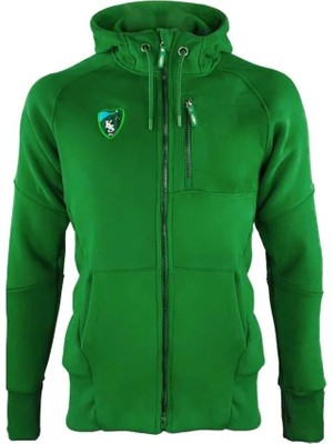 Kocaelispor Lisanslı Fermuarlı Çocuk Sweatshirt Yeşil