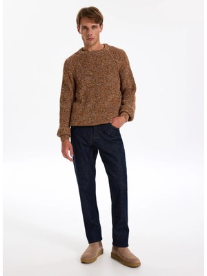 Jeep Normal Bel Düz Paça Slim Fit Koyu Lacivert Erkek Denim Pantolon J5WM-PNT7869