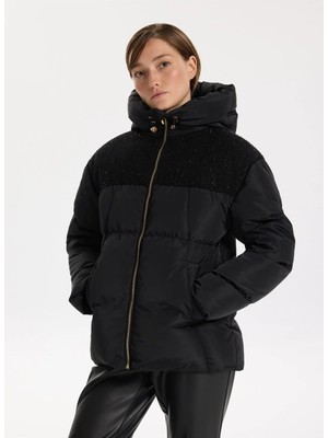 Fabrika Siyah Kadın Mont F5WL-MNT0283