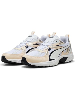 Puma Milenio Tech Unisex Günlük Spor Ayakkabı 39232207-BEYAZ-GÜL Kurusu