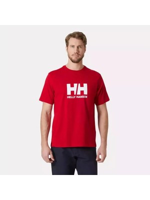 Helly Hansen Hh Logo T-Shırt 3.0 Erkek Kırmızı Tshirt HHA.54596-HHA.162