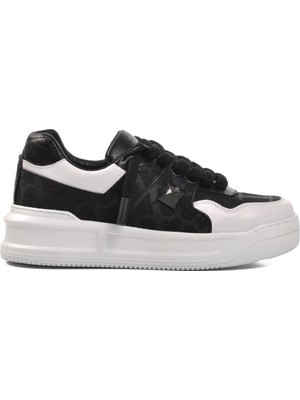 Aspor Siyah Beyaz Erkek Sneaker Premium