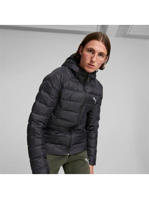 Puma Packlite Hooded Down Erkek Siyah Kapüşonlu Mont