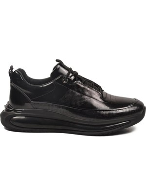 Marcomen Siyah Rugan Hakiki Deri Anatomik Erkek Sneaker 152-22053 M