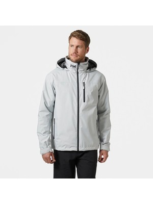 Helly Hansen Crew Hooded Midlayer 2 Erkek Gri Kapüşonlu Mont