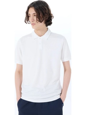 Jeep Düz Beyaz Erkek Polo T-Shirt J5SM-TST7370